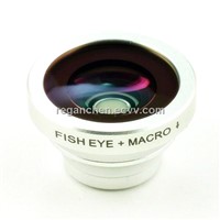 180 Degree Fisheye+Macro Lens for phones Iphone 5,Iphone 4S/4