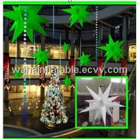2012 newly color changing led inflatable star for Christmas decoration