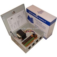 24VAC CCTV power supply with 9ch output