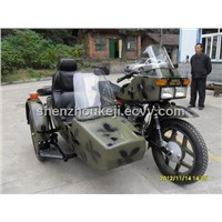 250CC  Motorcycle with Sidecar