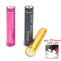 2600mAh power bank with LED for mobile devices