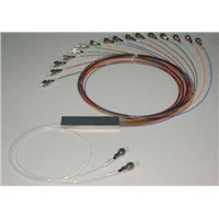 2*8 Optical Fiber PLC Splitter/0.9Loose Tube/Mini Type/with FC-PC Connectors