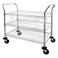 3 Tiers Medical Industrial Utility Cart