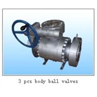 3 pcs body ball valve