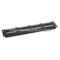 48 Ports Cat5e 8*6 Patch Panel with Dual IDC