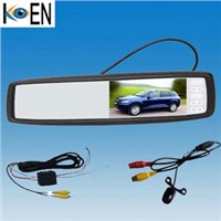 4.3 inch monitor clip-on car rear view mirror