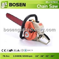 78cc Gasoline Chainsaw with CE Approved (CS7800)