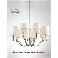 8 bulb metal chandelier pendant lighting