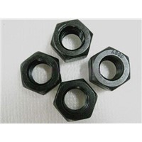 A563/DIN6915 Structural Nuts with Black Finish