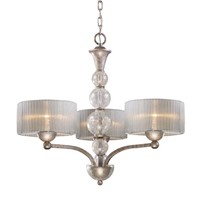 Alexis 3-light Chandelier In Antique Silver VT2008-3 for dining room decorate
