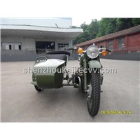 Antique Motorcycle with Sidecar