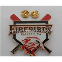 Baseball lapel pin badge
