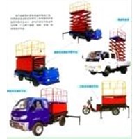 Battery truck hydraulically automatic lift platform
