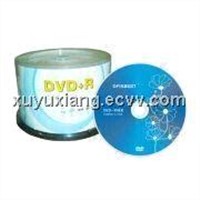 Blank DVD+R with 1 to 16x, 120 Minutes and 4.7GB
