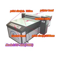 flatbed large format KT board foam UV inkjet printer samplemaking cutter plotter