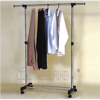 Cheap Extendable Metal Clothes Hanging Store Rack