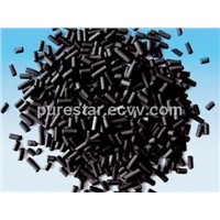 Coal-based activated carbon column prepared by physical process