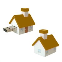 Custom PVC 3D House &amp;amp; Building Shape USB Flash Drives