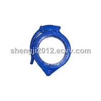 DN125 Sany concrete pump delivery straight pipe snap clamp