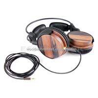 wooden heaset,wooden headphones,wood earbuds