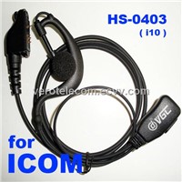 Earphone HS-0403-i10 for Icom radios