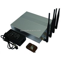 High Power big GSM+3G Mobile Cell Phone Signal Jammer with Remote Control