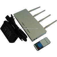High Power big Mobile cell Phone GSM+3G Signal Jammer with Remote Control