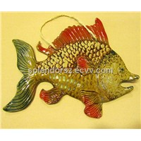 High quality ceramic handicraft, beautiful fish style decor