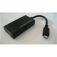 MHL Cable Adapter for Samsung, HTC, Nokia Smartphone