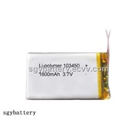 Mobile DVD Li-polymer 103450 1600mAh 3.7V Battery