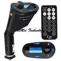 New Car MP3 Player Wireless FM Transmitter With USB SD MMC Slot