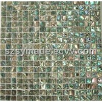 New Zealand paua shell mosaic tile, abalone shell mosaic