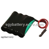 Ni-MH AA 700mAh 4.8V battery Pack
