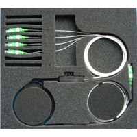 1*4 Optical Fiber PLC Splitter/0.9Loose Tube/Mini Type/with SC-APC Connectors