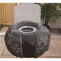 Outdoor stone oil lamp
