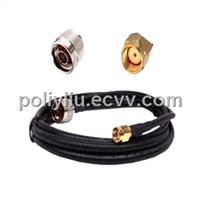 RF pigtail cable with SMA connector