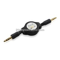 Retractable 3.5mm Cable for iPod, iPhone, MP3, CAR