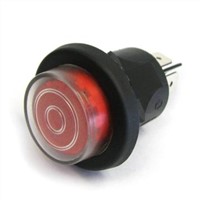 Round waterproof Push Button Switches products for steam iron etc. home appliances