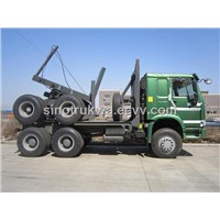 SINOTRUK HOWO LOG TRANSPORT TRUCK