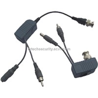 Single channel passive video balun with Audio (LY-B206A)