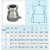 Stainless steel A-type quick coupling