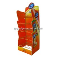 bakery Foldable wire floor display stand