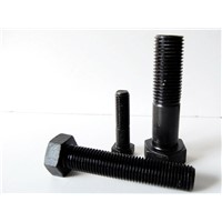 black oxide hex bolt