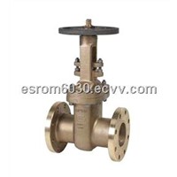 bronze gate valve flange end