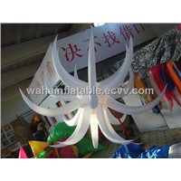 colorful decoration inflatable lighting  star at stage