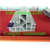 extruded aluminium hollow profile for rail vehicle or coach