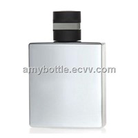 hot sell silver color glass perfume bottle design