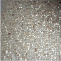 mosaic shell tile, natural white mosaic tiles for wall, bathroom mosaic