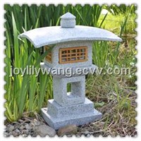 natural garden stone lantern