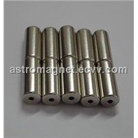 Neo Cylinder Magnet with N35 Ni d8*d2*20 Mm